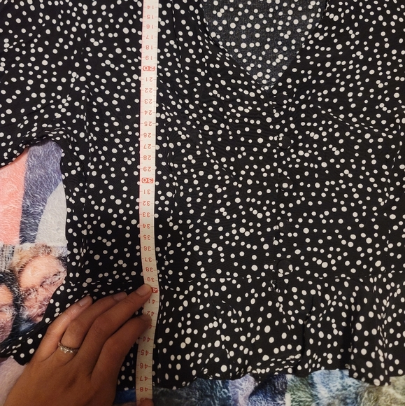 River Island Polkadot Longsleeves Blouse - Picture 11 of 14